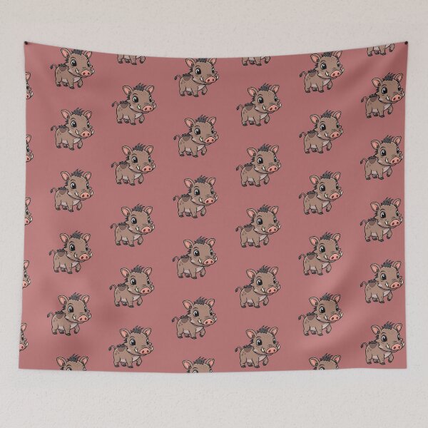 Item preview, Cute Baby Warthog With Big Eyes designed and sold by LightArt25.