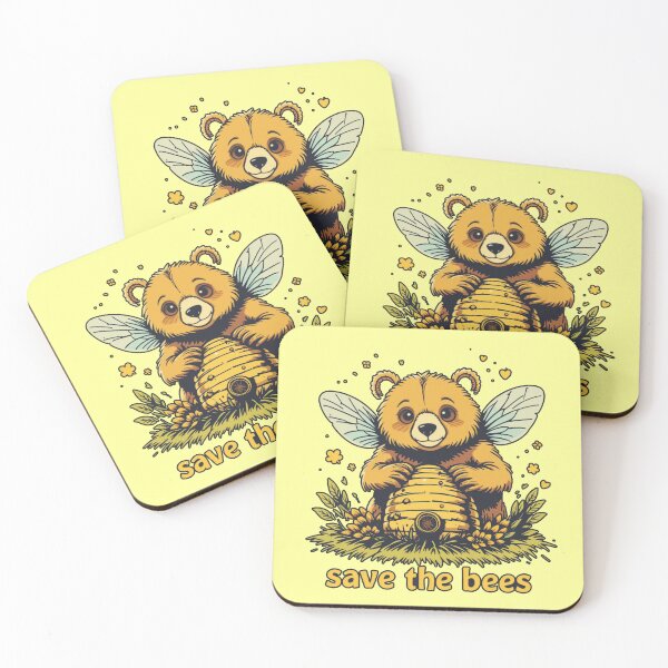 Item preview, Save The Bees – Cute Bee Bear designed and sold by Dospart.
