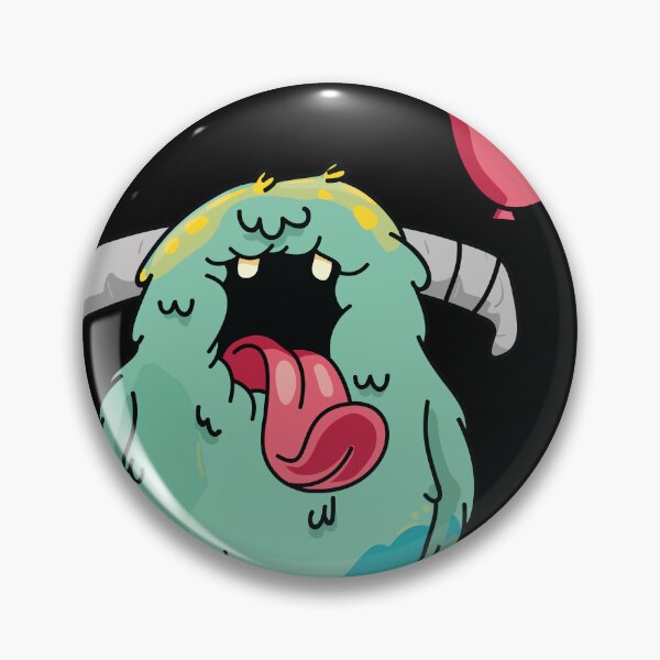 Item preview, cute monster with balloons designed and sold by DopiqueDesign.