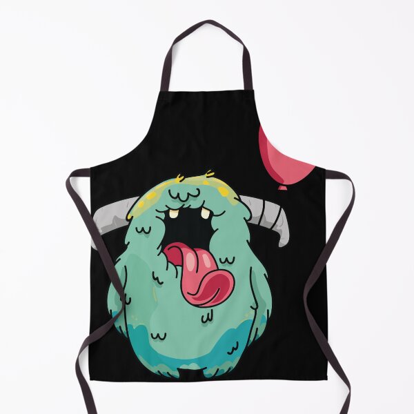 Item preview, cute monster with balloons designed and sold by DopiqueDesign.