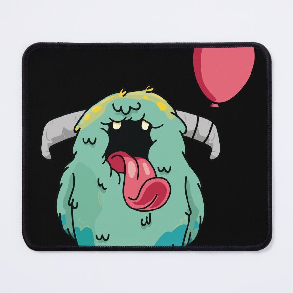 Item preview, cute monster with balloons designed and sold by DopiqueDesign.