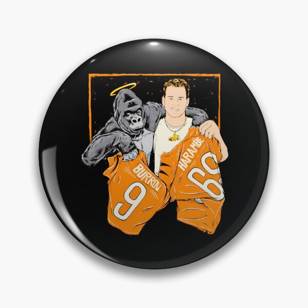 Item preview, The Cincinnati Jersey Swap Joe Burrow And Harambe designed and sold by ThreadNovaCraze.