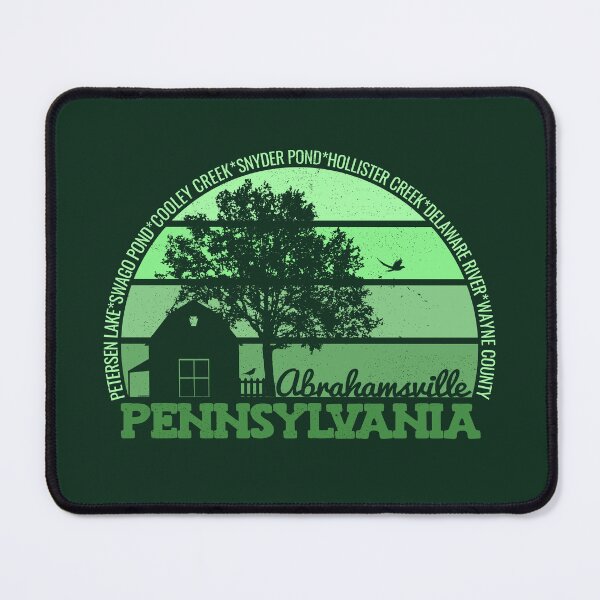 Item preview, Abrahamsville Pennsylvania Sunset Retro Vintage Local Pride Logo designed and sold by CRHPOD20.