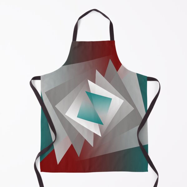 Item preview, Teal Burgundy Gray Triangles designed and sold by feiermar.