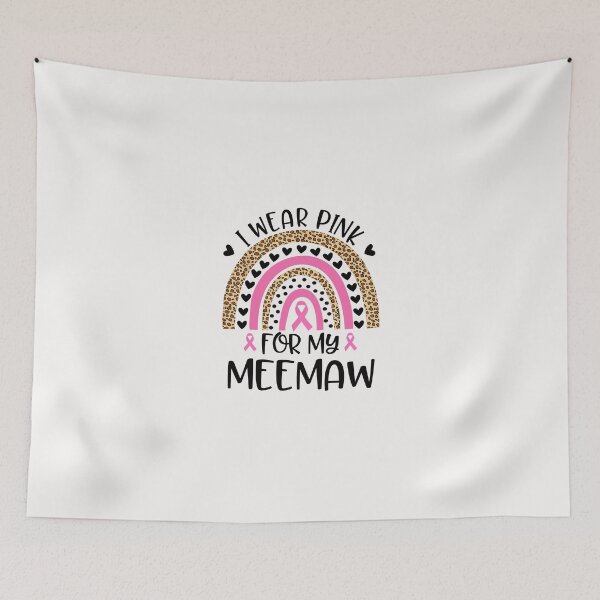 Item preview, Breast Cancer Awareness I Wear Pink For My Meemaw designed and sold by grumpzara.