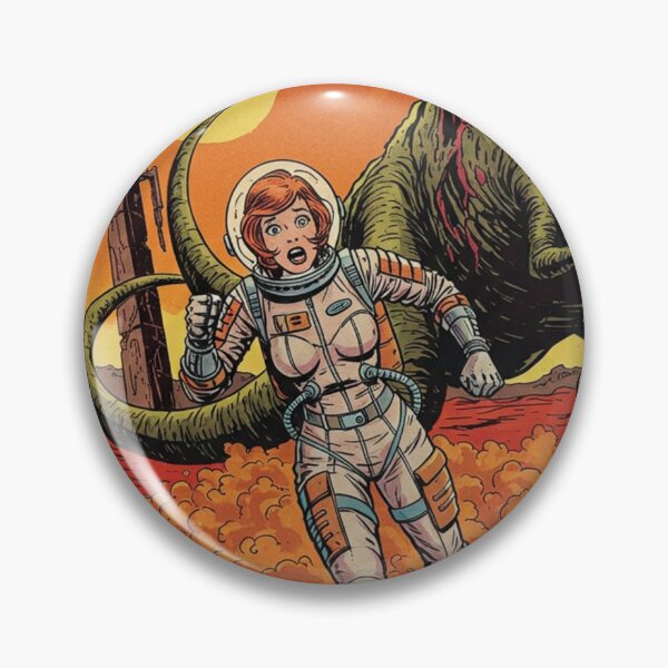 Item preview, The Terror of the Astrosaur on Mars. Comic Cover. designed and sold by JonelleTshirts.