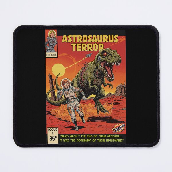 Item preview, The Terror of the Astrosaur on Mars. Comic Cover. designed and sold by JonelleTshirts.