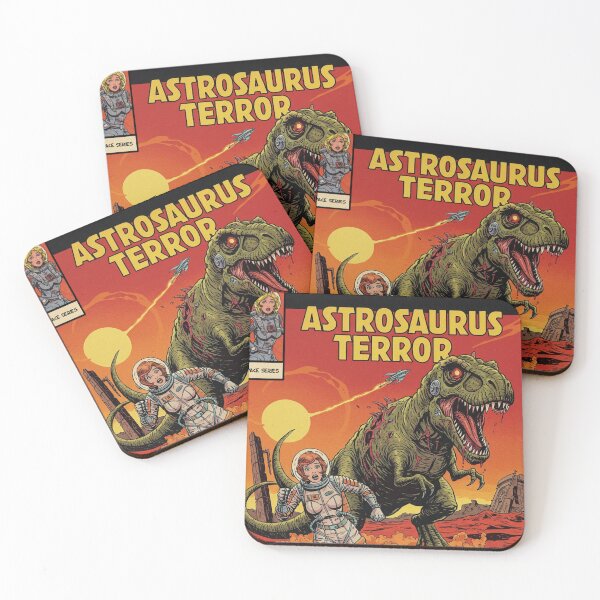 Item preview, The Terror of the Astrosaur on Mars. Comic Cover. designed and sold by JonelleTshirts.
