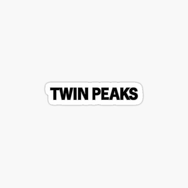 Item preview, Twin Peaks Text designed and sold by roooft.