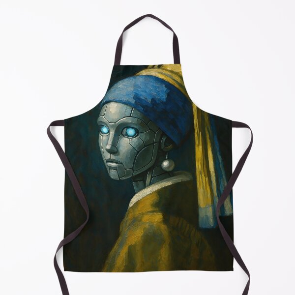 Item preview, Bot with a Pearl Earring designed and sold by ai-depot.