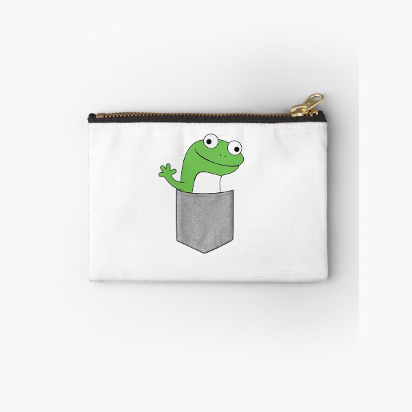 Item preview, Lizard Peeking In Pocket Funny Lizard Meme designed and sold by PatternFariss.