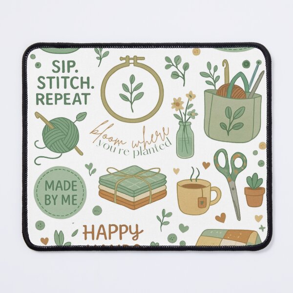 Item preview, Cozy Maker’s Collection – Repeat Pattern Design designed and sold by SproutStitchHandmade.