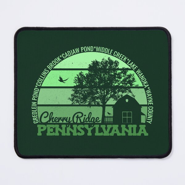 Item preview, Cherry Ridge Pennsylvania Sunset Retro Vintage Local Pride Logo designed and sold by CRHPOD20.