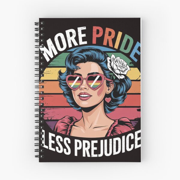 Item preview, More Pride Less Prejudice Pride Month LGBTQ Gay Lesbia  designed and sold by sheenmi.