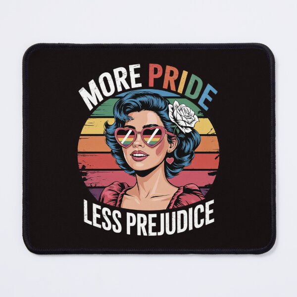 Item preview, More Pride Less Prejudice Pride Month LGBTQ Gay Lesbia  designed and sold by sheenmi.