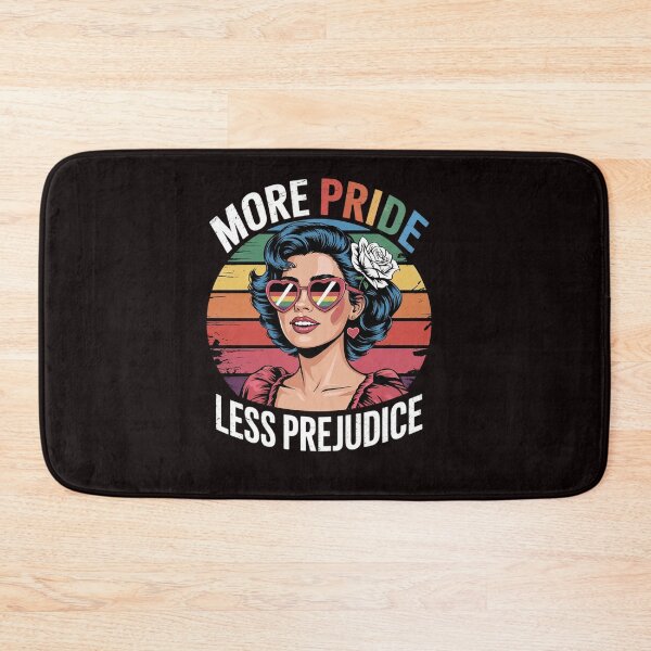 Item preview, More Pride Less Prejudice Pride Month LGBTQ Gay Lesbia  designed and sold by sheenmi.