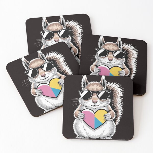 Item preview, Pan Pride Squirrel Pansexual Pride LGBTQ Pansexuality Heart  designed and sold by sheenmi.