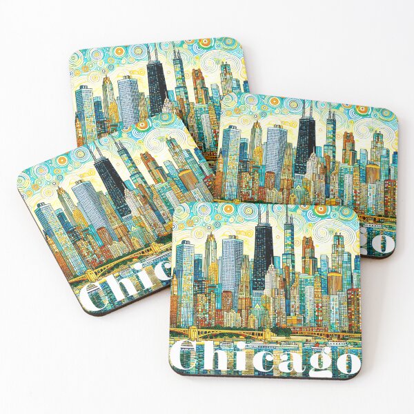 Item preview, Art Deco Chicago Poater designed and sold by CMooreWorx.