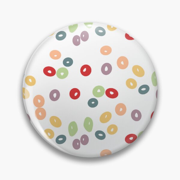 Item preview,  Rainbow Cereal Loops Colorful Breakfast Pattern designed and sold by Forgetting The World Co..