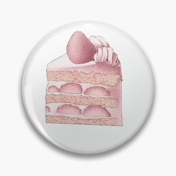 Item preview, Pink Strawberry Cake designed and sold by Dawnpainterz.