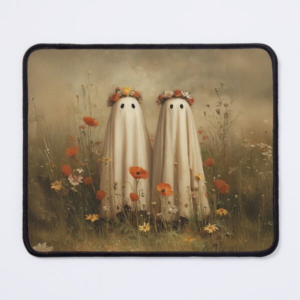 Item preview, Whimsical Ghosts in Wildflowers designed and sold by junkydotcom.