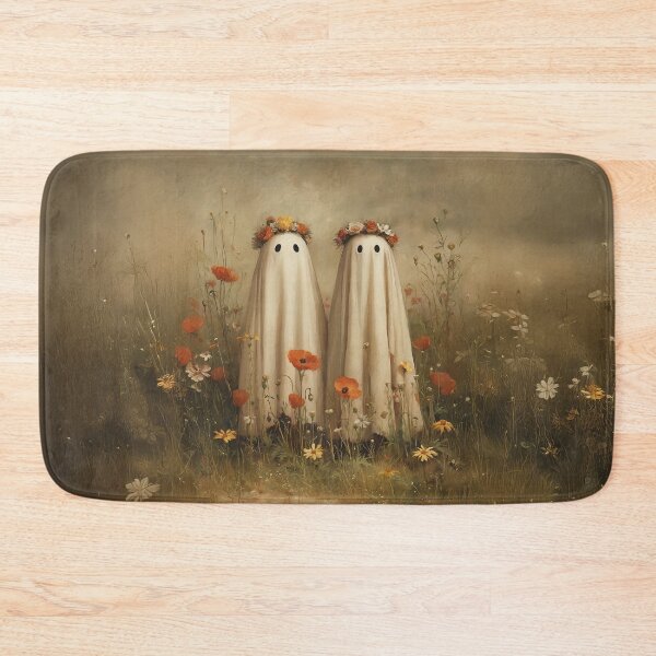 Item preview, Whimsical Ghosts in Wildflowers designed and sold by junkydotcom.