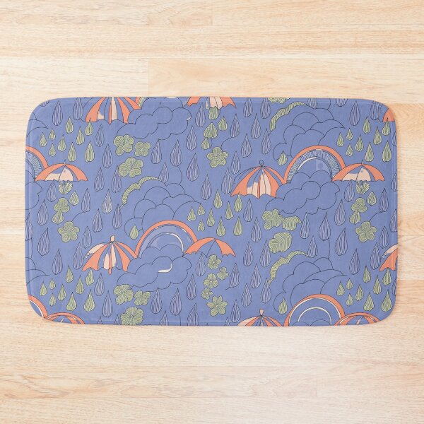 Item preview, Umbrellas and Rain Over Gentle Clouds designed and sold by joycrysstudio.