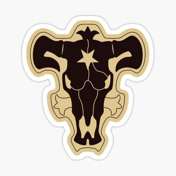 Artikel-Vorschau von Emblem der Black Bulls (Schwarzklee), designt und verkauft von Anime-Japan-Pro.