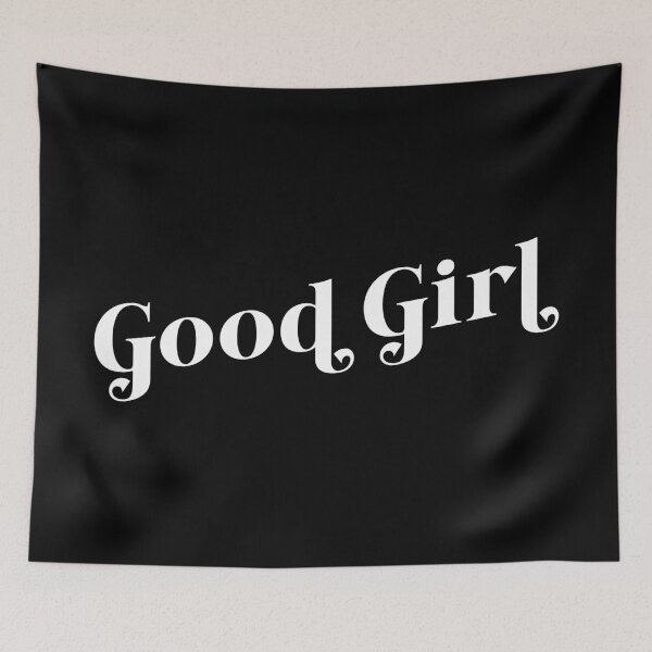 Item preview, GOOD GIRL Retro Aesthetic Design designed and sold by Rebel Mixtape Studio.