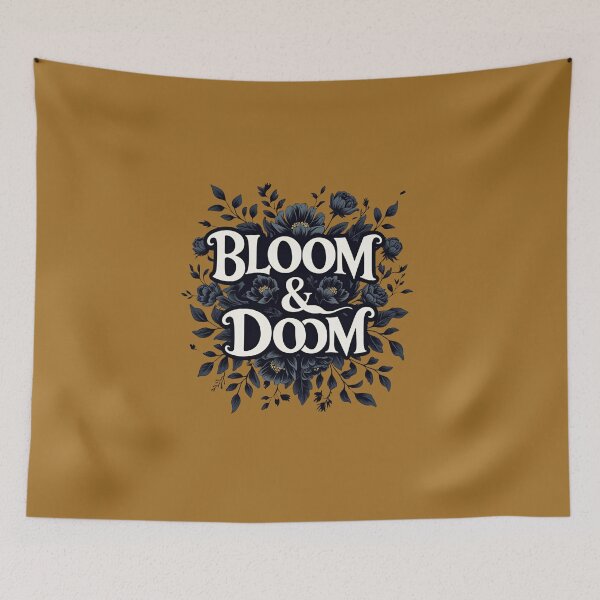 Item preview, Bloom & Doom – Darkly Botanical Sticker designed and sold by SproutStitchHandmade.