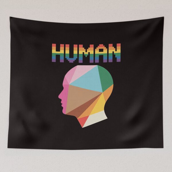 Item preview, Progress Pride Flag Human LGBTQ+ Community LGBT  designed and sold by sheenmi.