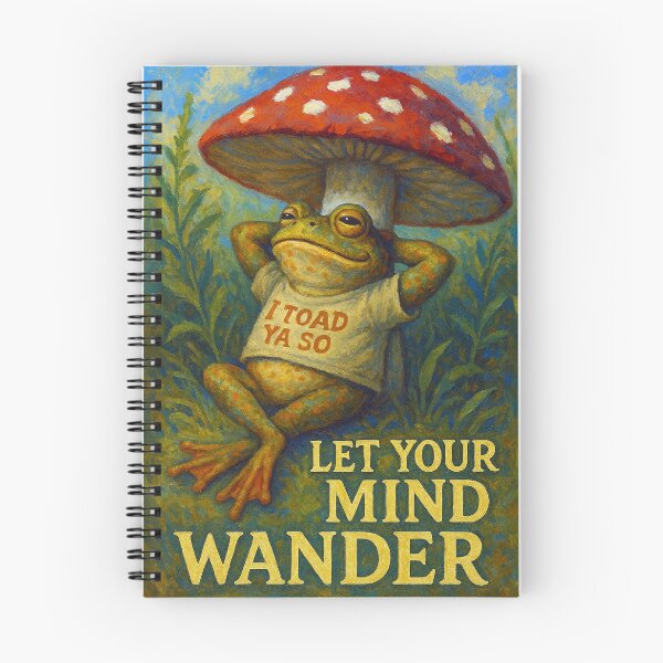 Item preview, Toad Let's His Mind Wander designed and sold by Tridentulus.