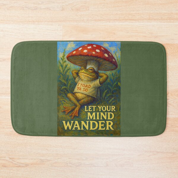 Item preview, Toad Let's His Mind Wander designed and sold by Tridentulus.