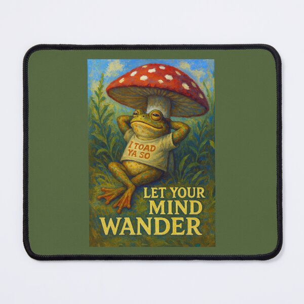 Item preview, Toad Let's His Mind Wander designed and sold by Tridentulus.