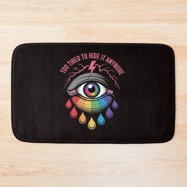 Item preview, Queer Tired LGBTQ Humor Burnout Pride Pastel Protest Rage2  designed and sold by sheenmi.