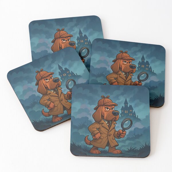 Item preview, The Hound of the Barkervilles – Victorian Bloodhound Detective designed and sold by designs_by_s2.