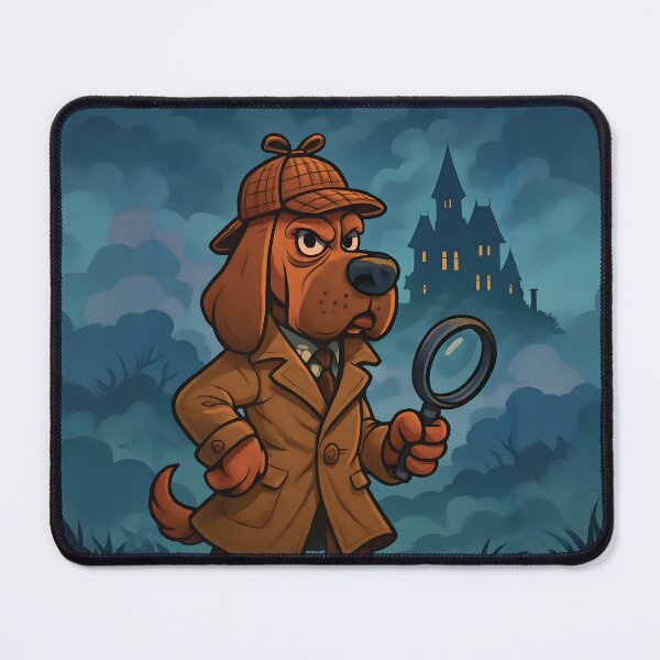 Item preview, The Hound of the Barkervilles – Victorian Bloodhound Detective designed and sold by designs_by_s2.