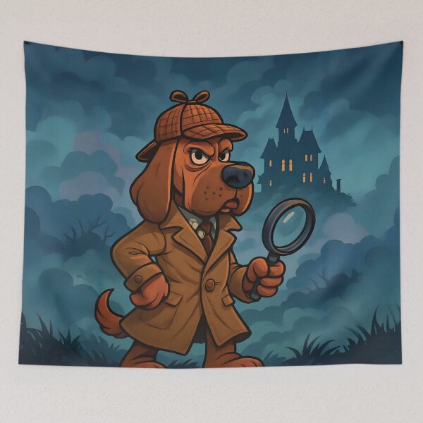Item preview, The Hound of the Barkervilles – Victorian Bloodhound Detective designed and sold by designs_by_s2.