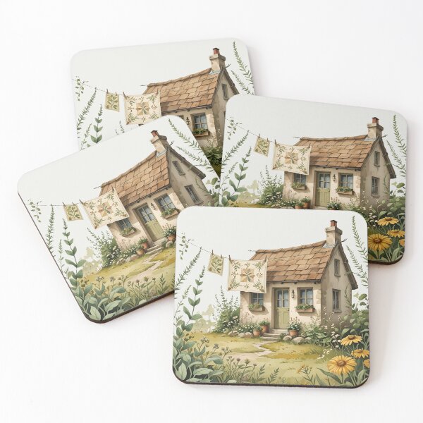 Item preview, Cottage of Creativity – Craft Cottage Sticker designed and sold by SproutStitchHandmade.