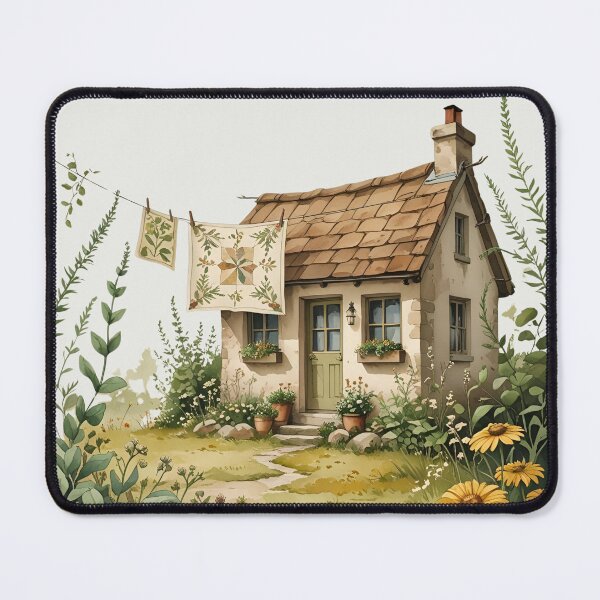 Item preview, Cottage of Creativity – Craft Cottage Sticker designed and sold by SproutStitchHandmade.