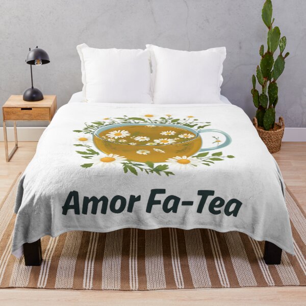 Item preview, Amor Fa-Tea - Stoic Quote - Chamomile Tea Stoicism Art designed and sold by LexaArtworks.