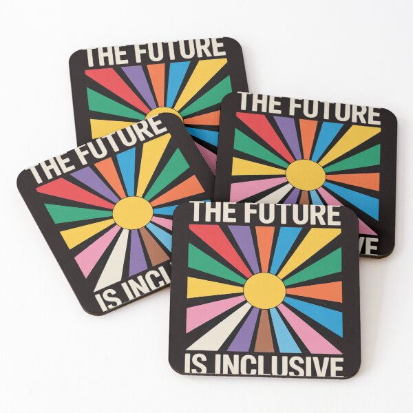 Item preview, The Future is Inclusive Rainbow Pride Colorful Sunrise  designed and sold by sheenmi.