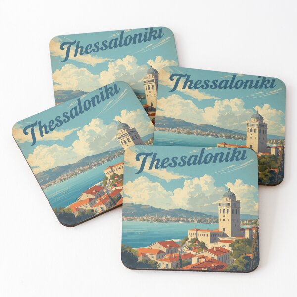 Item preview, 161 Thessaloniki, Greece Poster Design designed and sold by Alexis Art Collection.