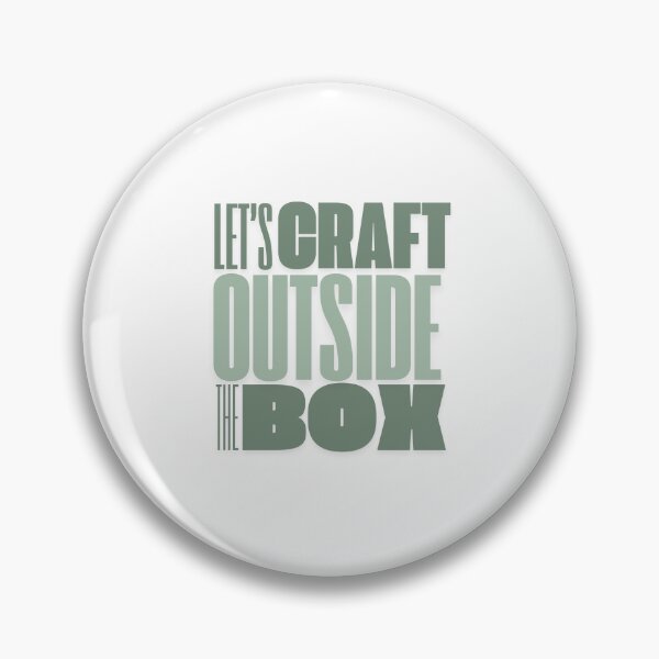 Item preview, Craft Outside the Box – Creative Tools Sticker designed and sold by SproutStitchHandmade.