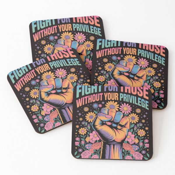 Item preview, Floral Fight For Those Without Your Privilege  designed and sold by sheenmi.