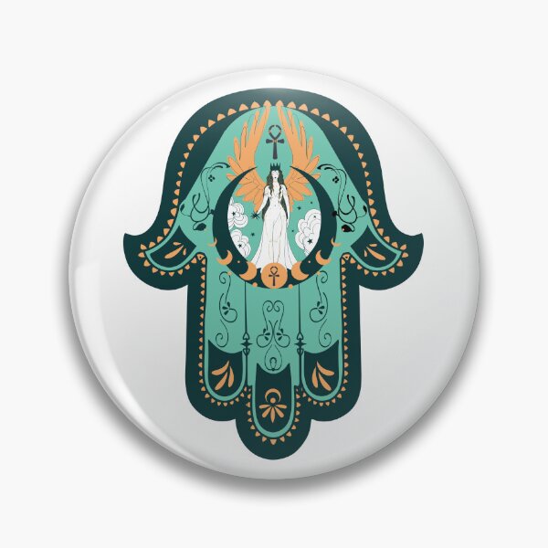 Item preview, Goddess Feminine Hamsa Hand  designed and sold by hamsasoul.