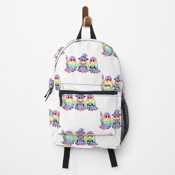 Item preview, Iridescent multicolorbteacher ghost- Cute Rainbow Galaxy Ghosts – Spooky & Whimsical design  designed and sold by cocomelon168.