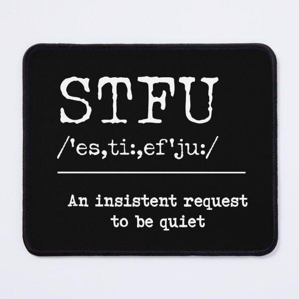 Item preview, A request to be quiet designed and sold by Shmidzis.