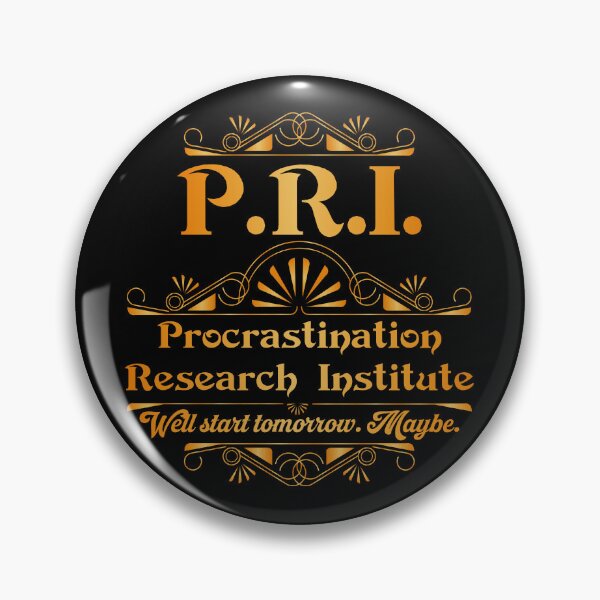 Item preview, Procrastination Research Institute designed and sold by Milena R..