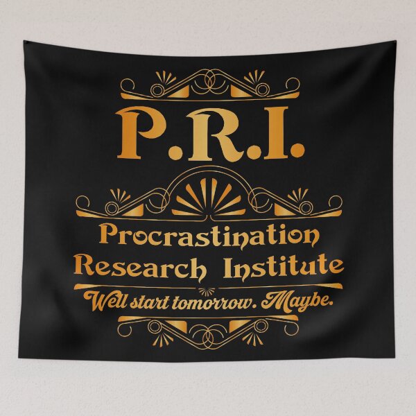 Item preview, Procrastination Research Institute designed and sold by Milena R..
